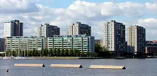 Merihaka vue de Tervasaari
