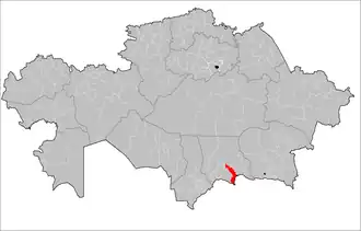 Localisation de District de Merke