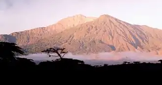 Le mont Méru en 2002.