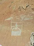 « Le sorcier » gravure de la Vallée des Merveilles