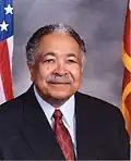 Mervyn Dymally&nbsp;(en), représentant pour la Californie de 1981 à 1993.