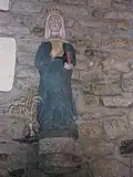 Statue de Sainte Hélène, XVIIe&nbsp;siècle, chapelle Sainte-Catherine.