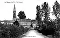 Messac ː vue générale au début du XXe&nbsp;siècle (carte postale Mary-Rousselière).