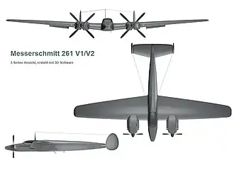 vue en plan de l’avion