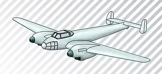 Vue de l'avion.