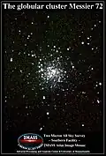 M72 dans le domaine de l'infrarouge par 2MASS.
