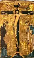 Icône de la Crucifixion, XIIe&nbsp;siècle