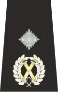 Insigne de grade dans la police métropolitaine de Londres.