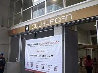 Entrée de la station.
