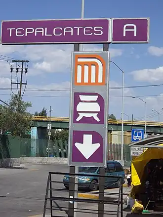 Entrée de la station.