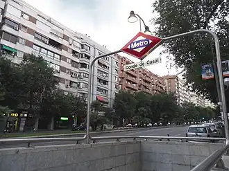 Image illustrative de l’article Conde de Casal (métro de Madrid)