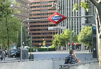 Image illustrative de l’article Cuzco (métro de Madrid)