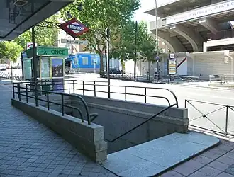 Entrée de la station.