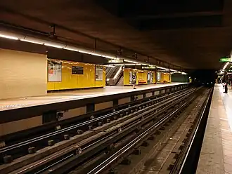 Intérieur de la station