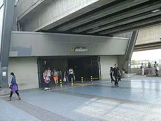 Accès à la station.