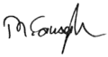 Signature de Mevlüt Çavuşoğlu
