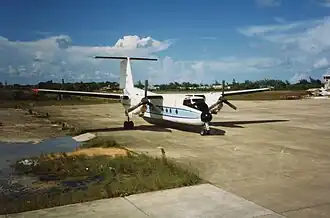 Un de Havilland Canada DHC-5 Buffalo similaire à celui qui s'est écrasé.