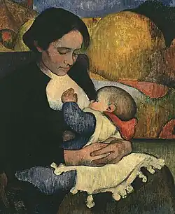 Meyer de Haan : Marie Henry allaitant son enfant (1889).