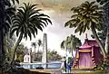 Décor d'Alessandro Sanquirico pour la scène 2 de l’Acte I (Milan, 1826)