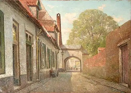 Ruelle à Malines animéeCollection privée.
