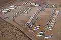 Emplacement de stockage pour les avions commerciaux