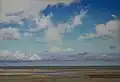 La plage du Touquet, 50&nbsp;×&nbsp;65&nbsp;cm, localisation inconnue.
