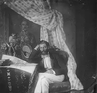 Michel III Obrenović, prince de Serbie, photographie, vers 1856.