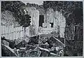 Le Chantier, eau-forte, 63x90cm, 1978