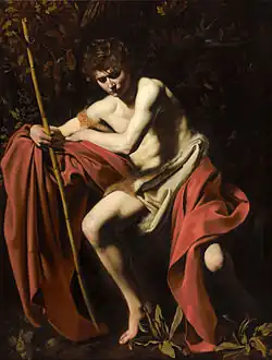 Le Caravage, Saint Jean-Baptiste au désert, 1604-1605.