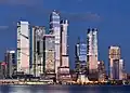 Hudson Yards depuis Weehawken. Septembre 2021.
