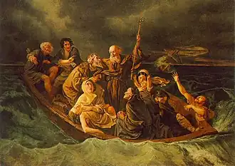 Radeau (1847), Budapest, Galerie nationale hongroise.