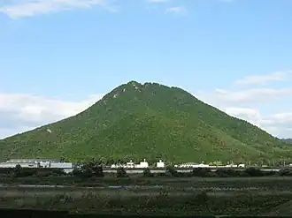 Vue du mont Mikami.