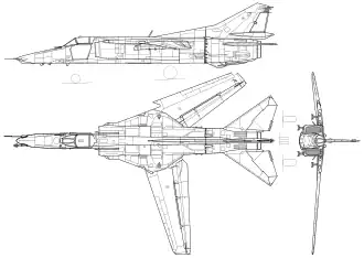 vue en plan de l’avion