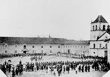 Le site en 1862