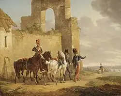 Scène militaire