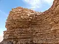 Mille-feuille sédimentaire, El Berdj.