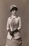 L'actrice Andrea Milly Ihlen, vers 1885.