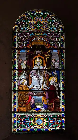 1900Le pape Jules 1°Collégiale de Milly-la-Forêt (Essonne).