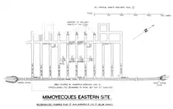 Plan du site oriental de Mimoyecques