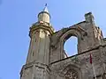 Le minaret de la mosquée Lala Mustafa Pasha