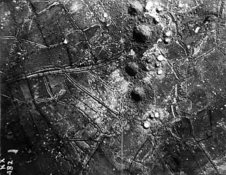 Vue de Saint-Éloi le 27 mars 1916.
