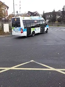 Le Sprinter City no 831 du réseau Citébus d'Herblay-sur-Seine, à la gare routière d'Herblay.