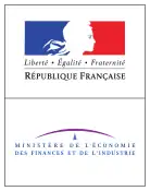 Logo du ministère de l'Économie des Finances et de l'Industrie en 2010-2012.