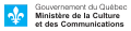 Logo du ministère de la Culture et des Communications de janvier 1994 à 1999.