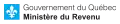 Logo du Ministère du Revenu jusqu'en 1999.