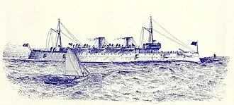 illustration de Classe Columbia (croiseur)