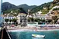 Vue de la mer.