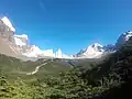 Vue de la vallée depuis le mirador Británico