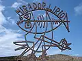 Enseigne du Mirador del Río.