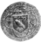 Armoiries de la principauté de Valachie avec l'aigle (sceau de 1390)